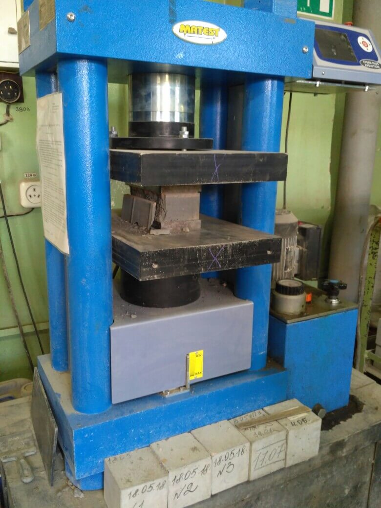 Аккредитованная лаборатория контроля качества бетона